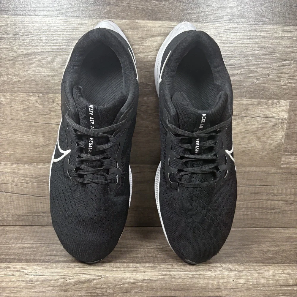 Nike Air Zoom Pegasus 38 Black Womens US Size 9.5 CZ1893-001 Running Shoes